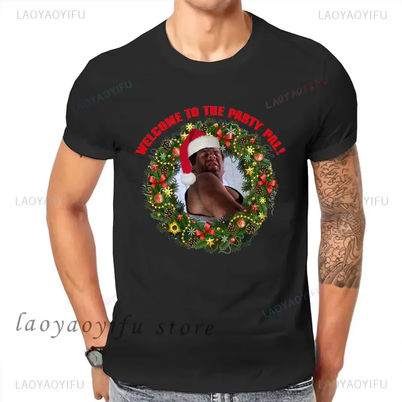 Christmas Party 1988 Bruce Willis Graphic Tshirt Die Hard Movie T-Shirt Unisex Funny Tees Male 90s Nostalgia Cotton Streetwear