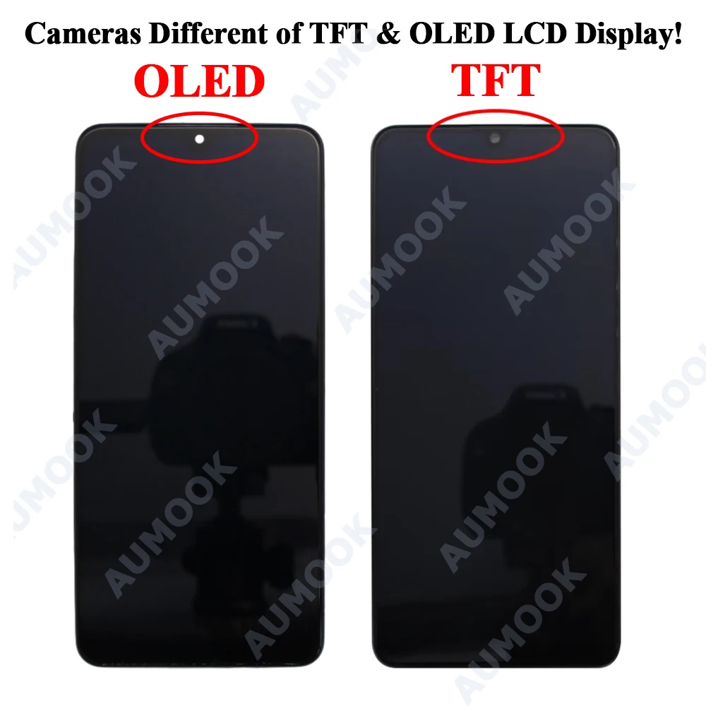AMOLED لسامسونج غالاكسي A32 4G شاشة LCD تعمل باللمس استبدال لسامسونج A325 A325F A325M A325N LCD تعمل باللمس محول الأرقام #4