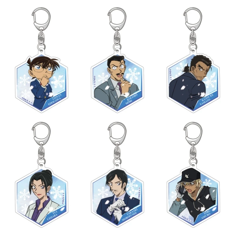 Аниме-Детектив-Конан-акриловый-брелок-Тору-Амуро-Такики-Морофуши-Кансуке-Ямато-llavero-аниме-кулон-сумка-брелок-подарки-для-фанатов