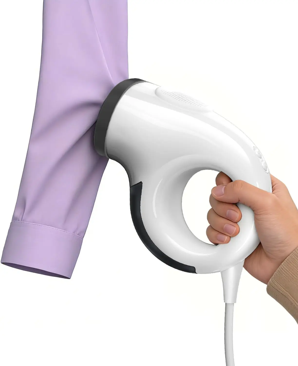 

Портативный отпариватель для одежды с мощностью всасывания 2800 Па, быстрым нагревом за 25 секунд, защитой от капель — компактная альтернатива дорожному утюгу