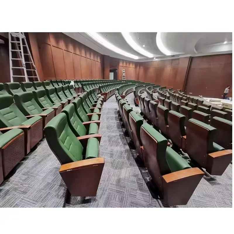 Lecture Hall Seating Cinema Chair Commercial Furniture with folding theater chairs