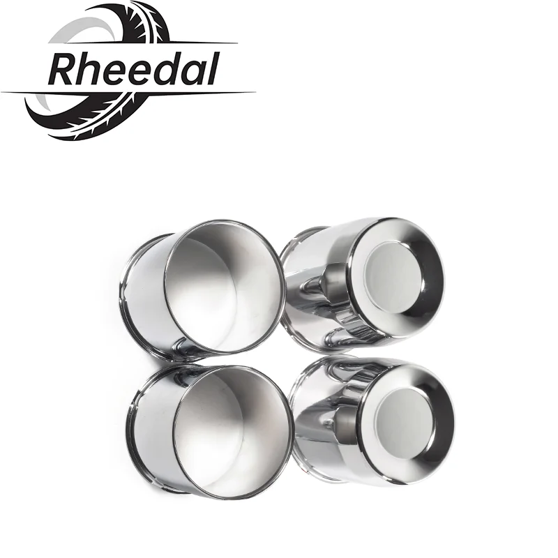 

Rheedal 2/4PCS 130mm/5.15 Hub Carbon PUSH-THRU HUB CENTER CAP For Trailers Trucks SUVs RV Wheel Rims Opened-End Closed-End combo