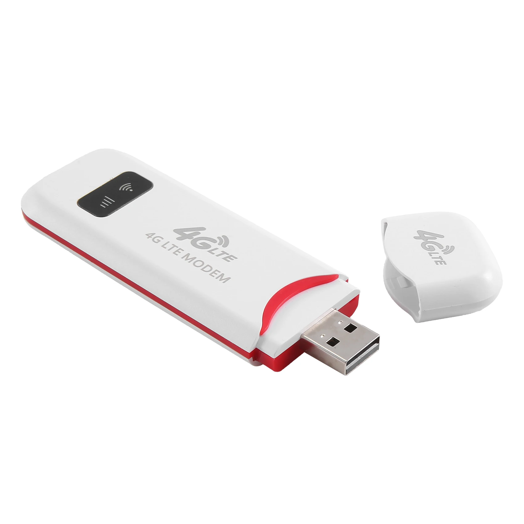 BOFF- Dongle USB Nirkabel 4G LTE Hotspot Seluler 150Mbps Modem Stik Kartu Sim Broadband Seluler Mini 4G Router untuk Mobil Kantor
