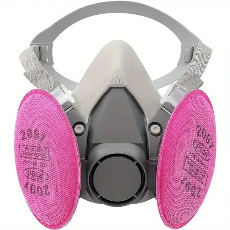 Anti-dust mist 6200 Gas Mask set Industrial half-face spray respirator for 2091/6001 series filter mask is safe and reliable