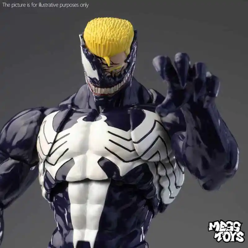 

NEW Mess Toys Venom Lethal Neighbor Spider Man Symbiotic Black Suit Messtoys Spiderman Anime Action Figure Model Doll Gifts Toys