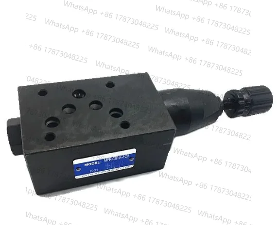 صمام ضبط الضغط المكدس المزدوج الوظيفي MBRV-02P K-20 MBRV-03P-3-B MBR-02P-1