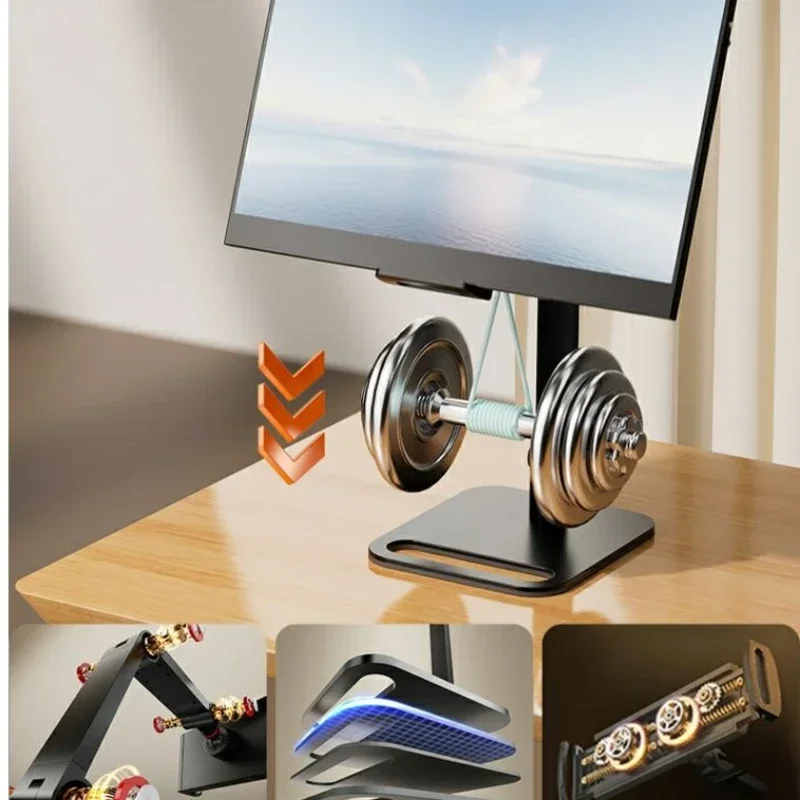 Portable Monitor Holder for 12-17.3 Inch Screen No Drilling Vesa Phone Adjustable Laptop Gaming Expandable Desktop Clamp Stand