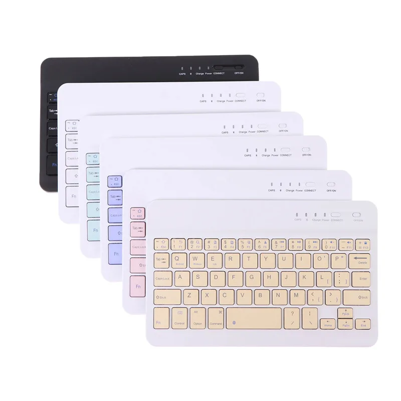Bezprzewodowa klawiatura Bluetooth zestaw myszy akumulator Tablet do laptopa telefon iPad Samsung iOS Android Windows zielony biały czarny