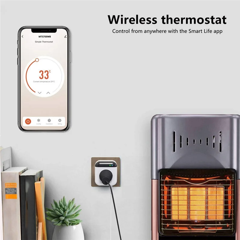 RISE-1 ensemble Tuya régulateur de température Reptile Thermostat contrôle minuterie de refroidissement prise américaine