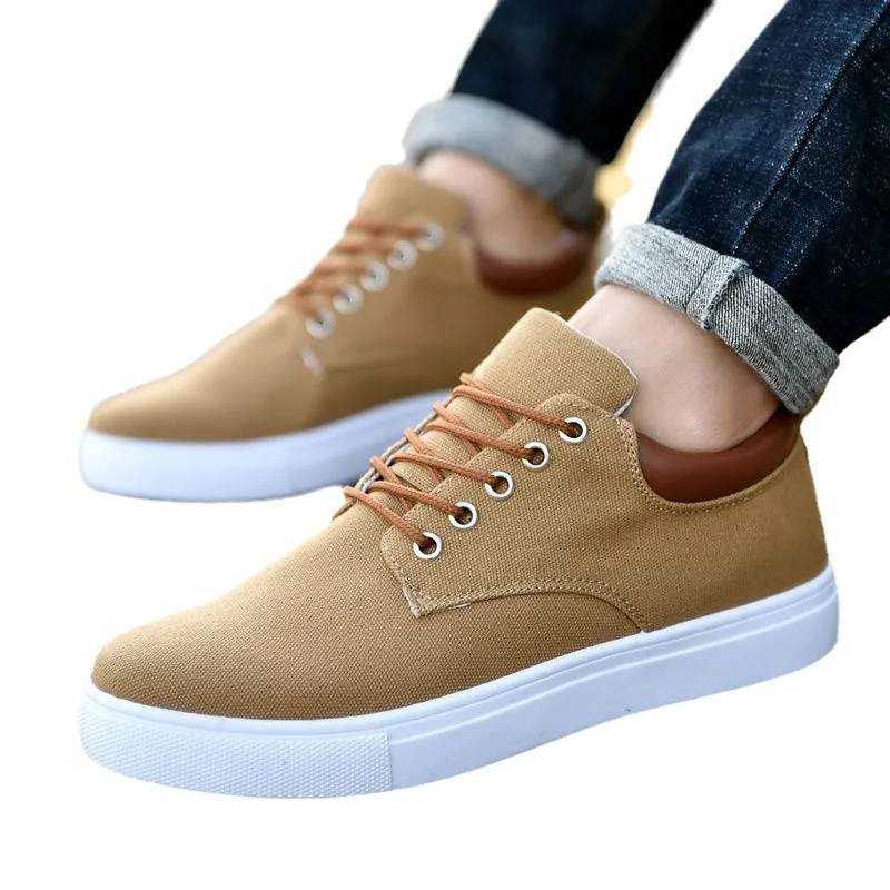 Fashion Canvas Men's Sneakers Black Lace Up Sping Shoes 2025 Classic Casual Vulcanized Shoes Size 47-48 Mens Spring Sport Shoes1 - Image 5