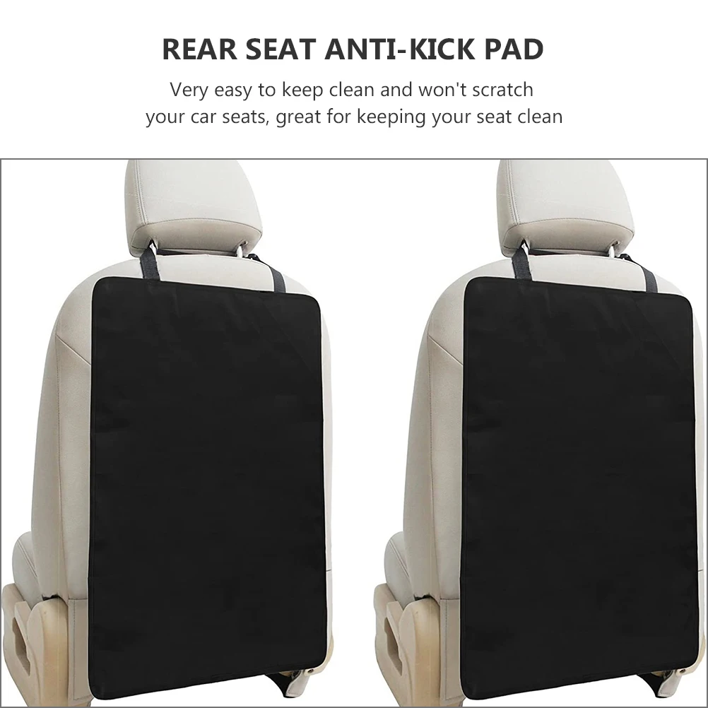 

2pcs Car Backseat Protector Rear Seat Anti-Kick Pad Auto Seat Protector Durable Oxford Cloth Easy Install No Scratch For Suv