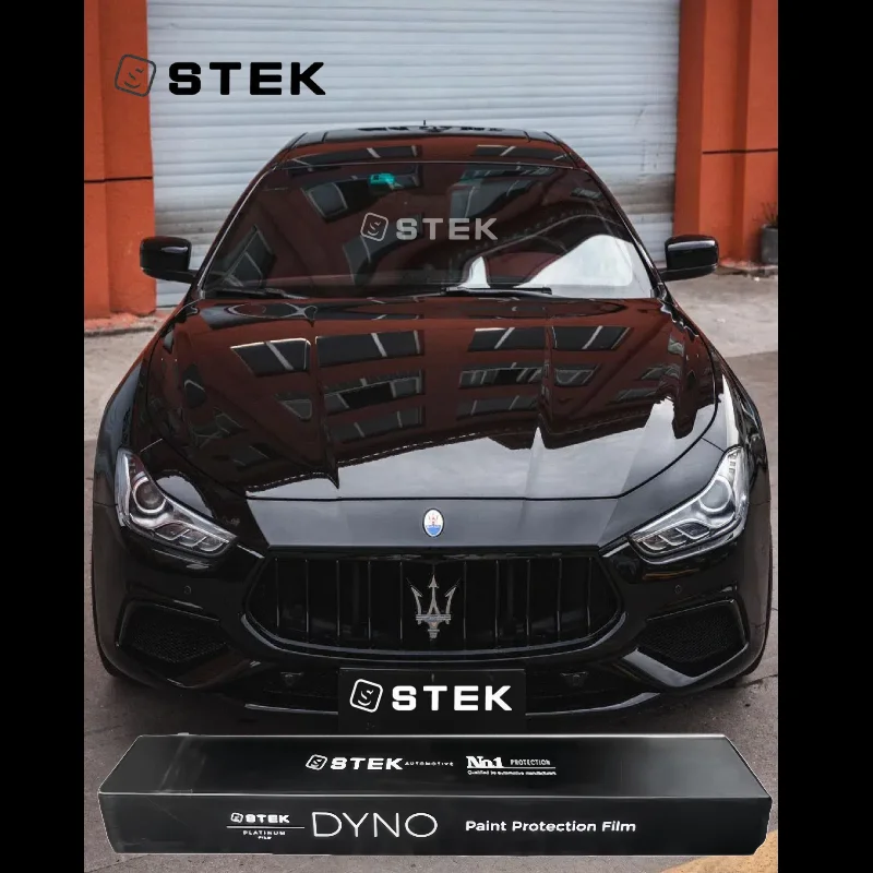 

6.5mil STEK DYNO TPU PPF Paint Protection Film High Gloss Crystal Clear Self Healing Hydrophobic Anti Scratch Rock Chip