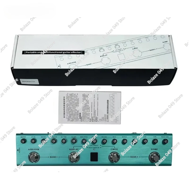 Digital Guitar Multi-Effect Unit USB Recording Interface Multi-Effect Guitar Processor