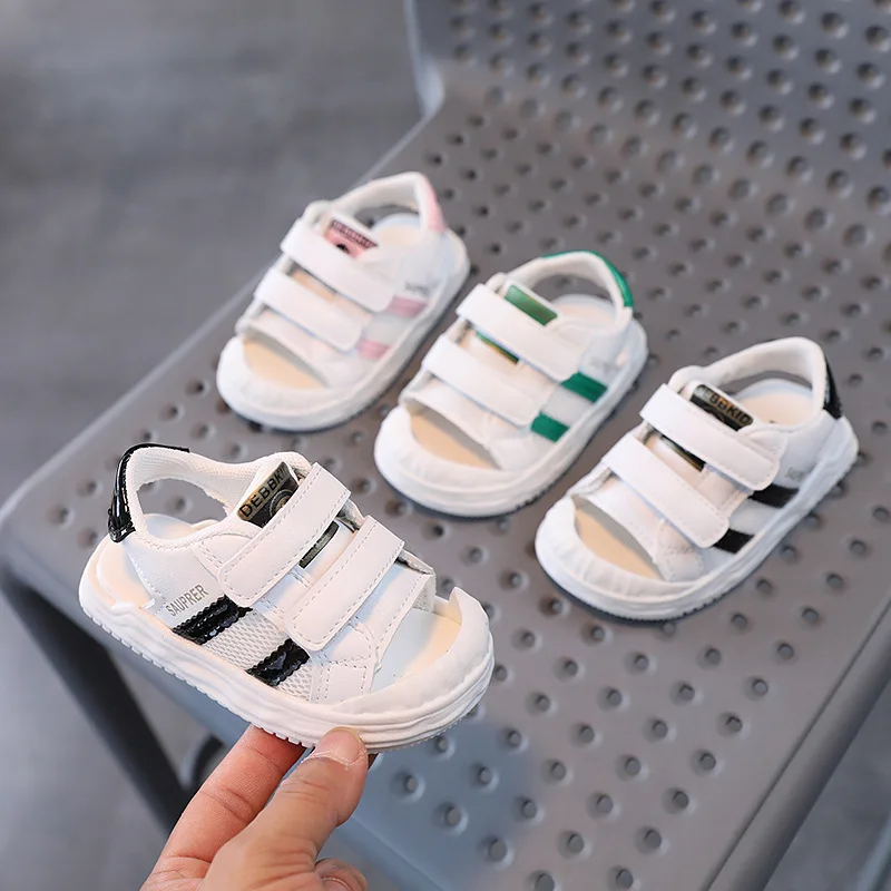 Fashion Breathable Cool Baby Casual Shoes High Quality Summer Beach Infant Tennis Classic Soft Girls Boys Sneakers Sandals