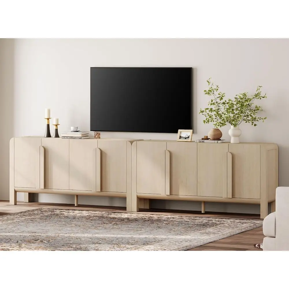 

Тумба под телевизор 120, развлекательный центр из дуба 126W, регулируемые полки, 4 дверцы, медиаконсоль для гостиной