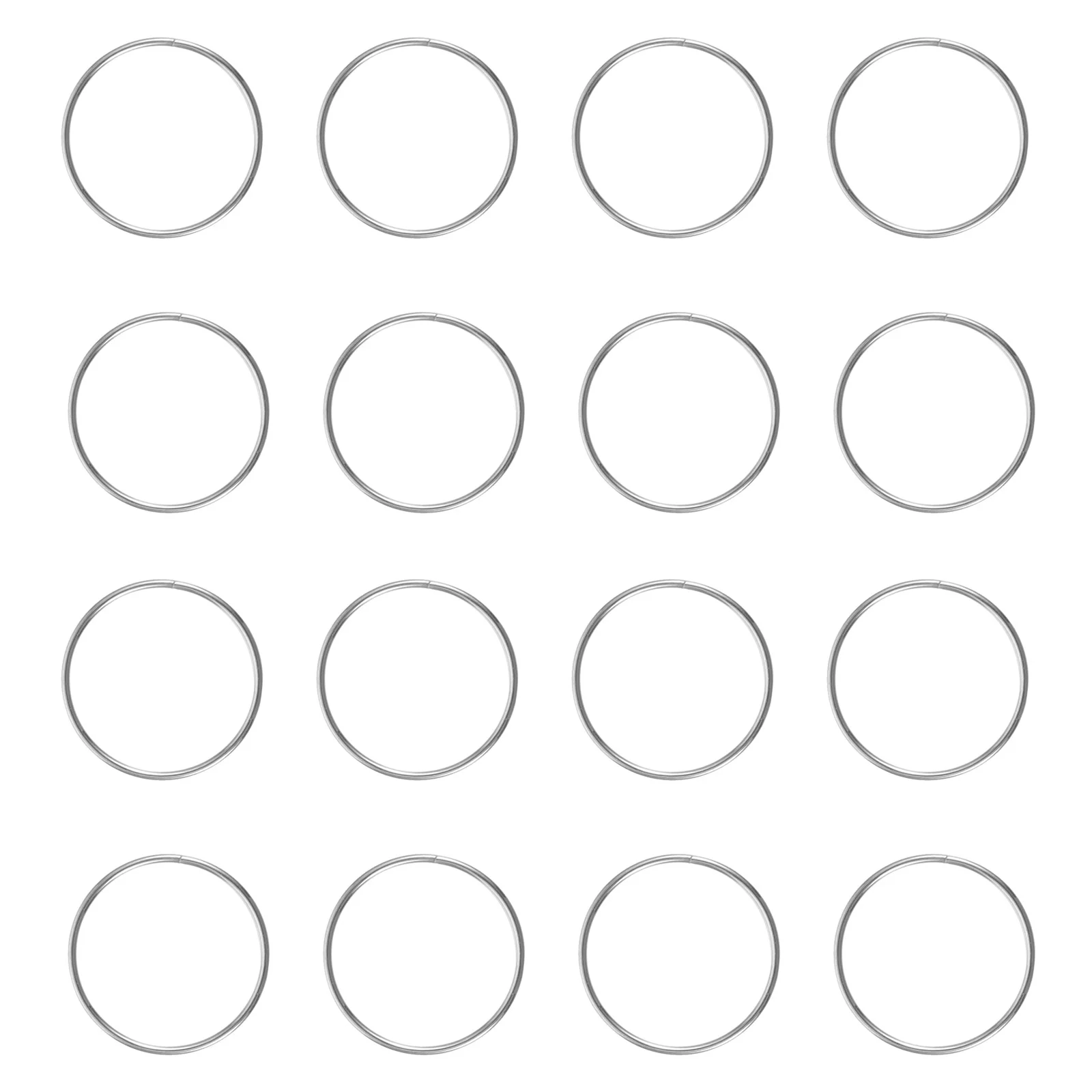 

100Pcs Chandelier Accessory Rings Durable Smooth Glossy Elasticity for Crystal Pendant Lamp Beads Chandelier Connection Ring