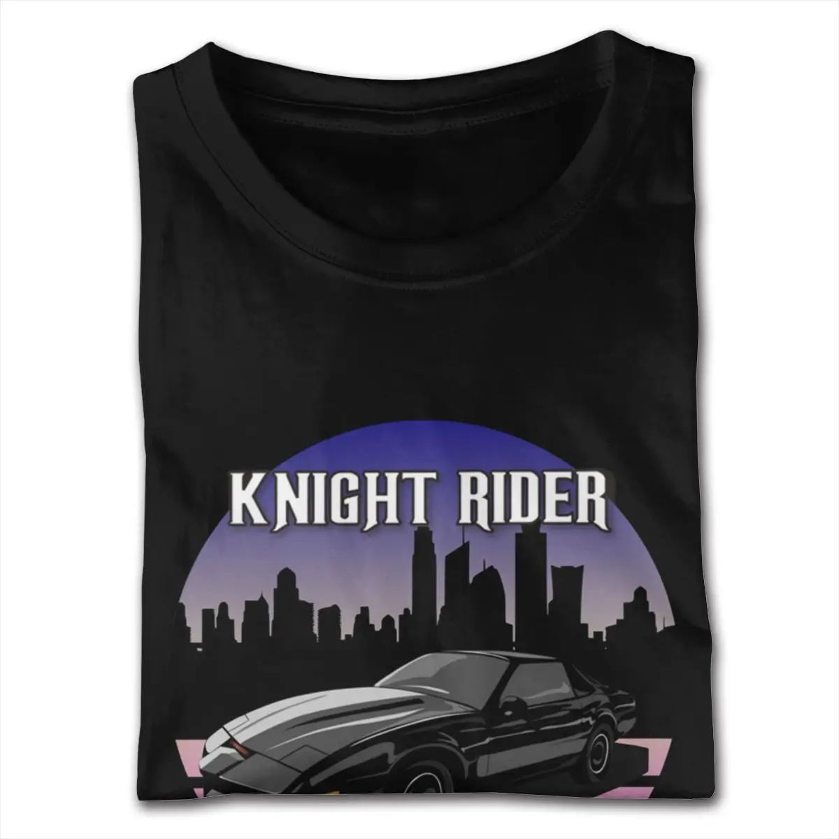 Music Knight Rider Ritterreiter KITT Graphic T-shirts Tee Shirts For Man XXXL Black T Shirt