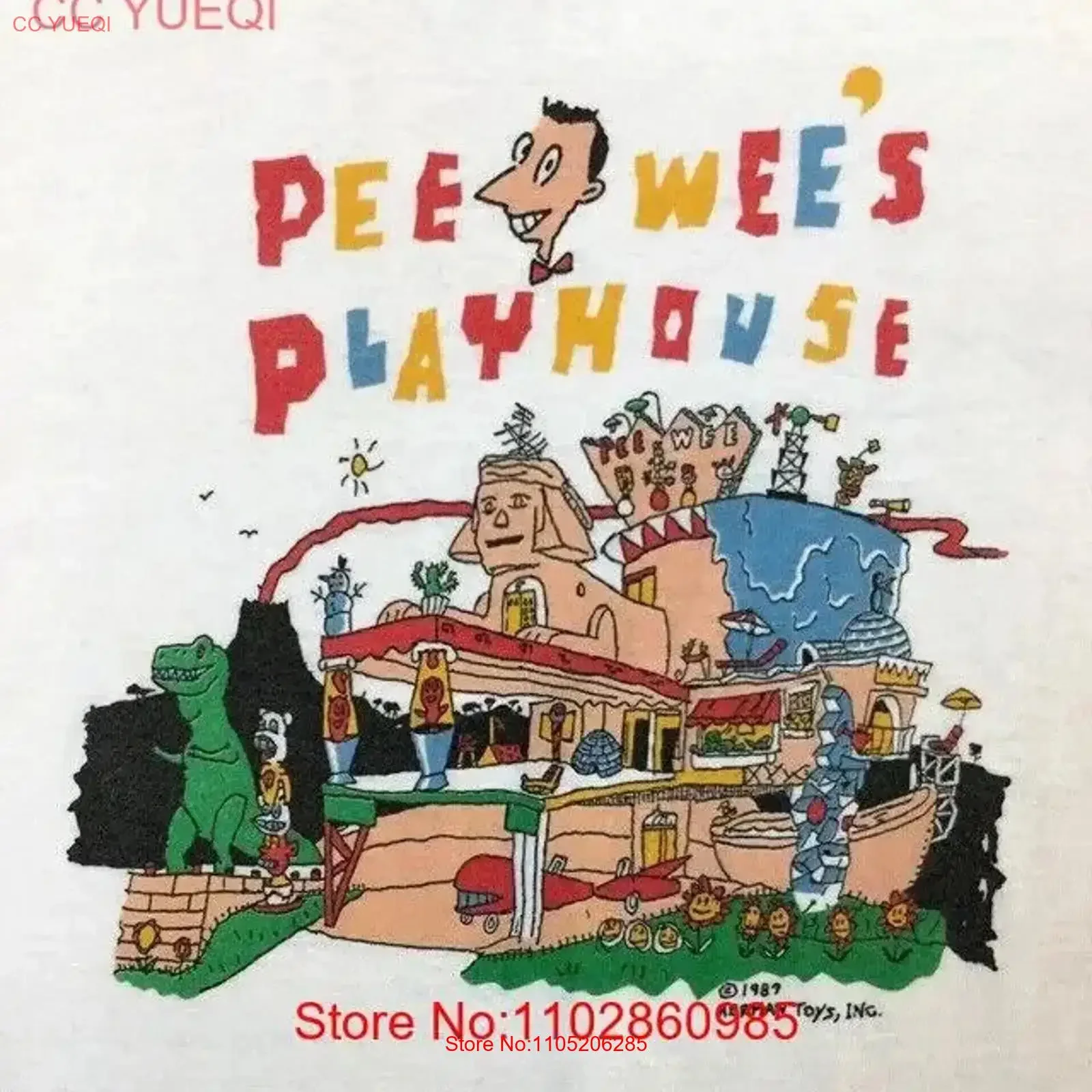 Pee wee tees Paul Reubens For Fan White T Shirt FA1212 vintage Washed Comfortable Stylish Casual designer clothes Soft vintage