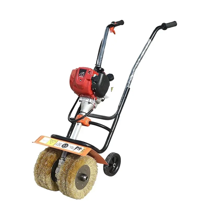 

Four-stroke push-type Rust removal color steel tile steel plate rust remove machine