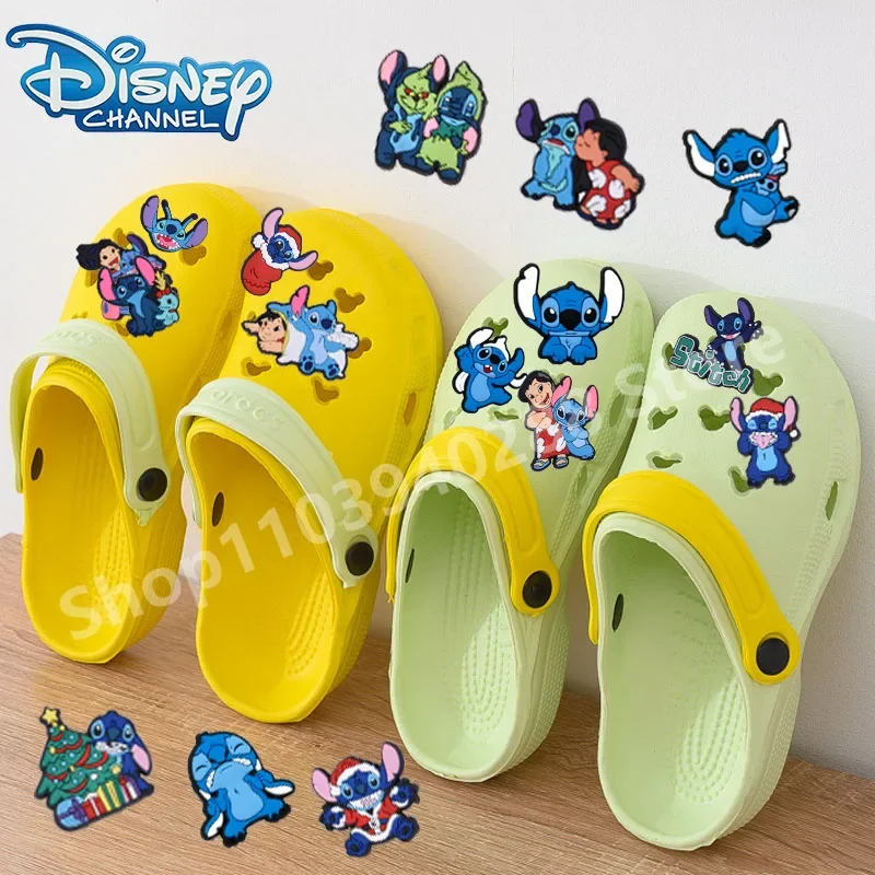 

Disney Stitch Shoe Clasp Crocs Accessories Diy Cute Cartoon Cartoon Character Creative Detachable Decorative Clasp Gift for Kids