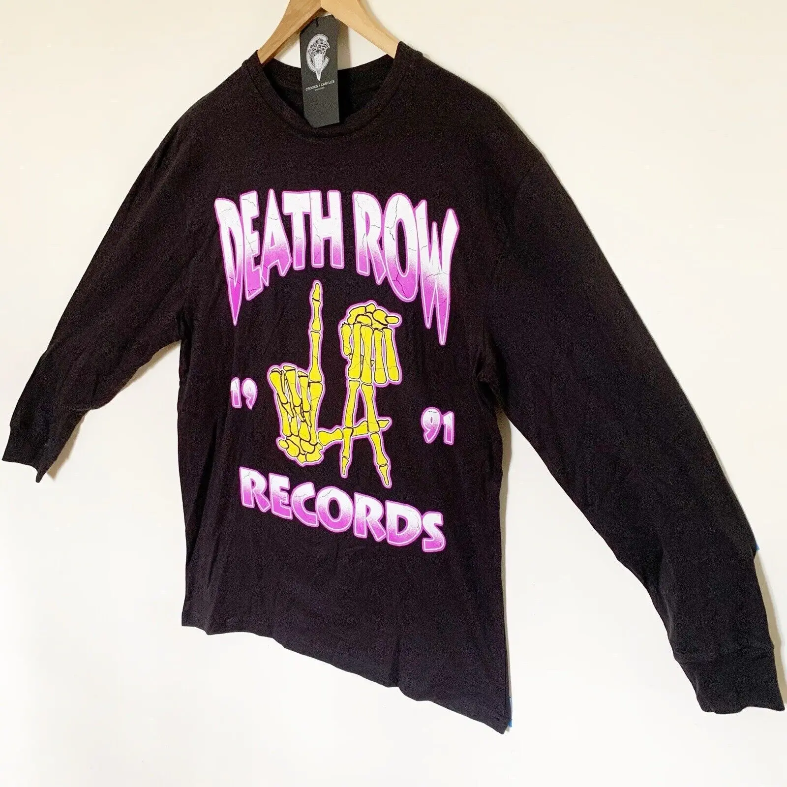 

NWT CROOKS & Castles x Death Row Records LA Tee Shirt Medium