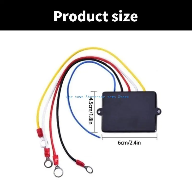 Rxje fácil instalação resposta rápida para caminhão atv suv receptor interruptor controle remoto sem fio 315-433mhz