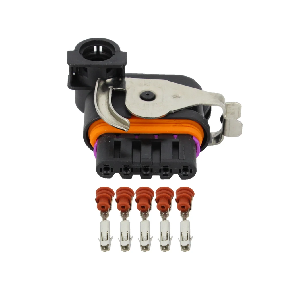 DJ7051K-1.5-21 Auto Female Parts Connector Wiper Motor  5 Pin Lear Waterproof Connector 5P