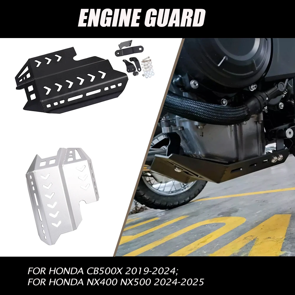 Motorcycle Skid Plate Engine Protection Cover Chassis Under Guard For Honda CB500X CB 500X 500X 2019-2024 2025 2026 NX400 NX500