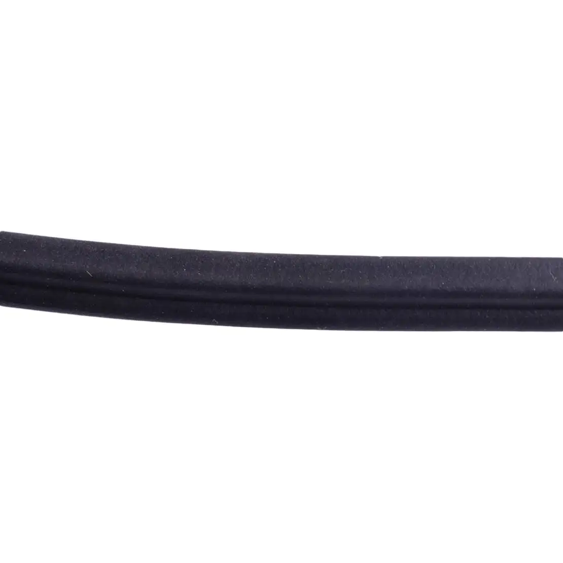 5m 16ft 3 Holes Universal Car Black Door Trunk Edge Seal Strip Rubber Weather Moulding Trim Double Layer L-Shape