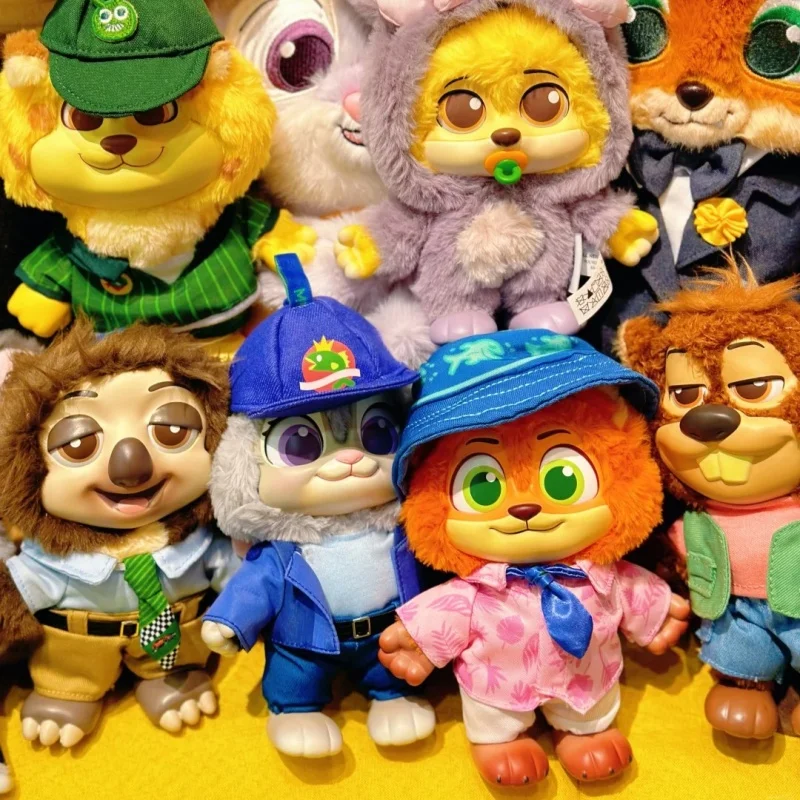 

Miniso Disney Zootopia City Residents Plush Vinyl Blind Box Judith Nick Doll Pendant Trendy Play Birthday Gift Christmas Gift