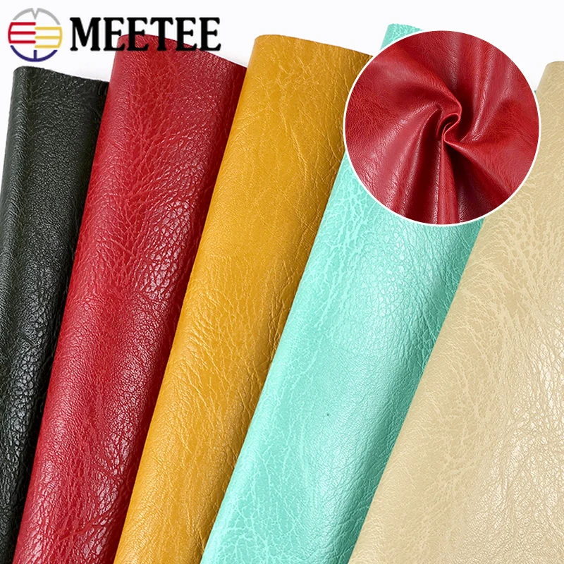 

1Pc Meetee 50x138cm Waterproof Soft PU Leather Fabric for Sofa Bag Car Seat Cloth Repair Upholstery DIY Sewing Craft Accessories