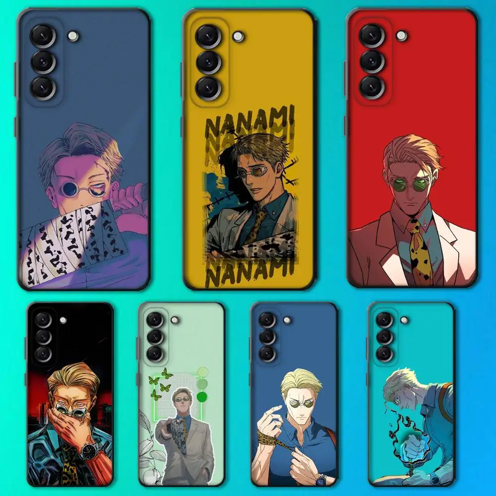 

Kento Nanami Jujutsu Kaisen Phone Case For Samsung Galaxy A13,A21s,A22,A31,A32,A52,A53,A71,A80,Soft Black Shell