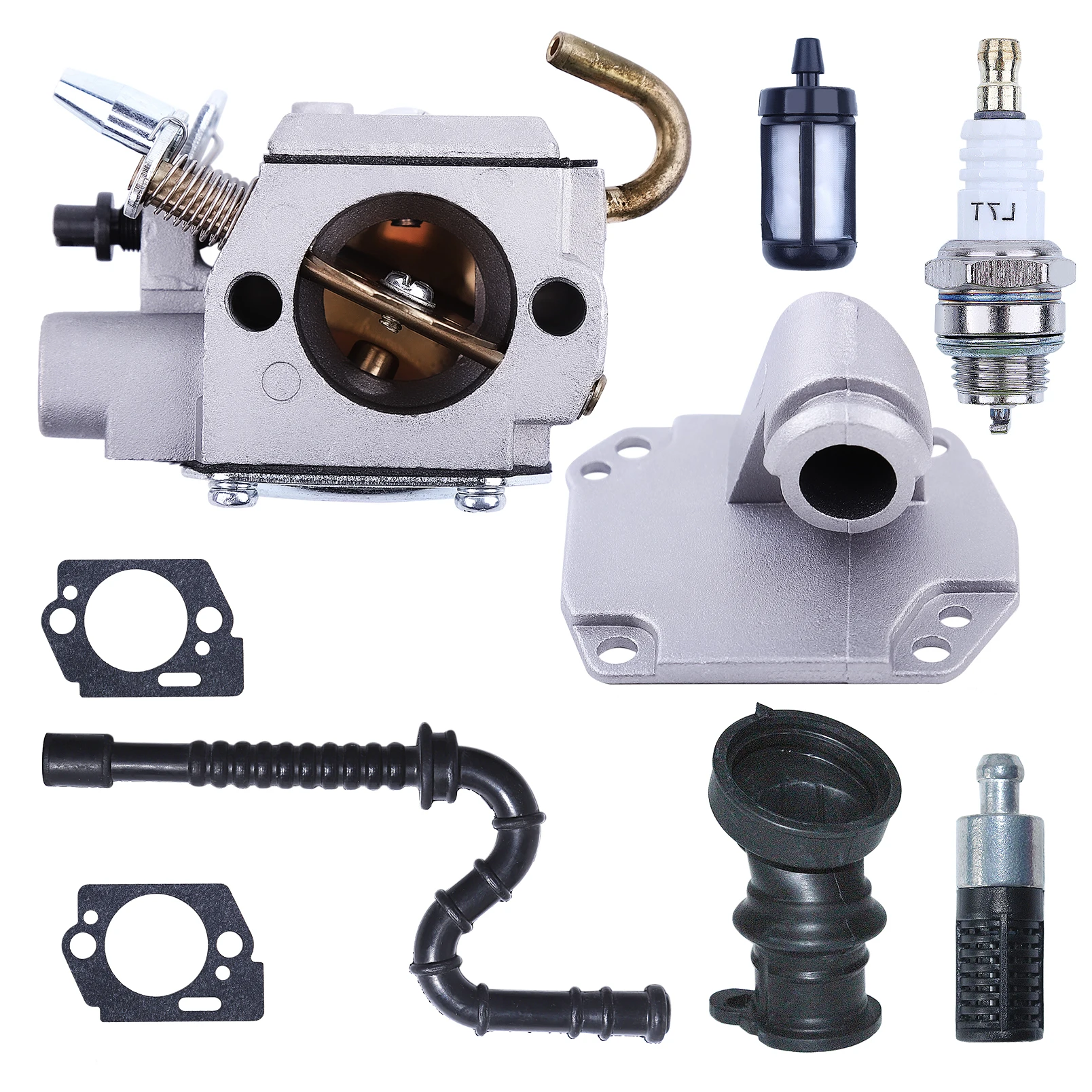 Imagem -05 - Kit Carburador Motosserra para Stihl Vela de Faísca Linha de Combustível Filtro de Óleo Ms270 Ms280 ms 270c 280c