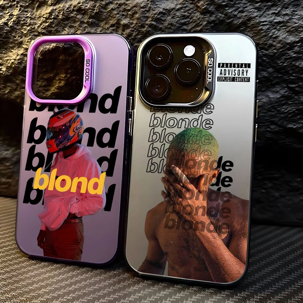 Singer Frank Blonde Oceans Hot Phone Case For iPhone 16 15 14 13 12 11 Pro Max X XR 8 7 Plus Candy Matte Shockproof Back Cover