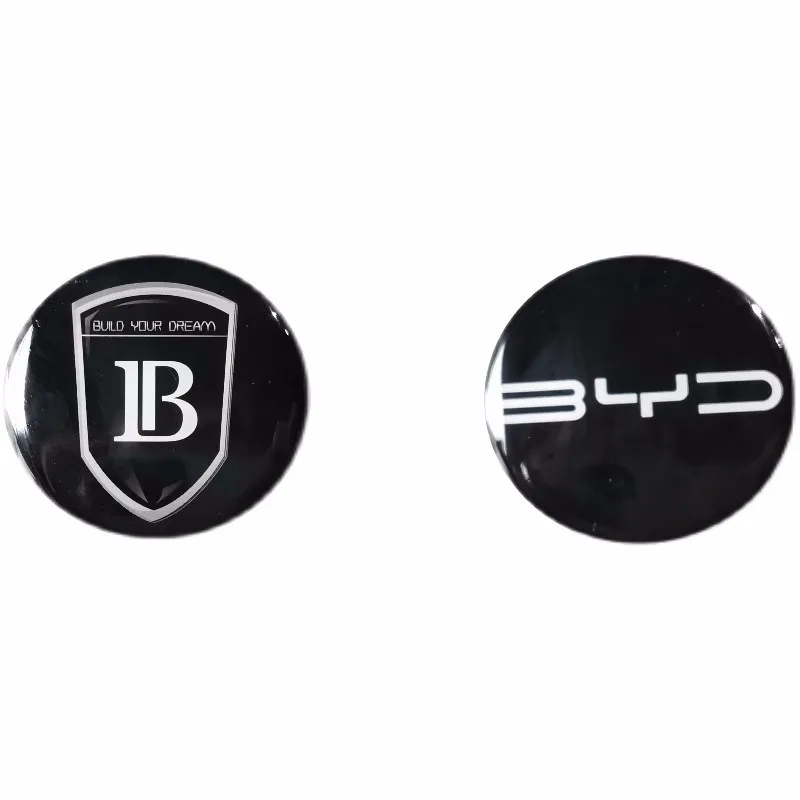 For BYD Song Plus Logo Han Qin Plus Tang Dmi Steering Wheel Hub Logo Decorative Patch Sticker