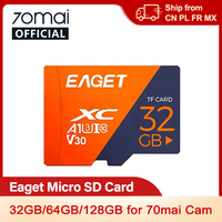 Eaget Ultra High Speed Card UHS-3 64GB 128GB for 70mai A810 A800S Class10 Micro SD Card 32GB 64GB For 70mai Dash Cam Memory Card