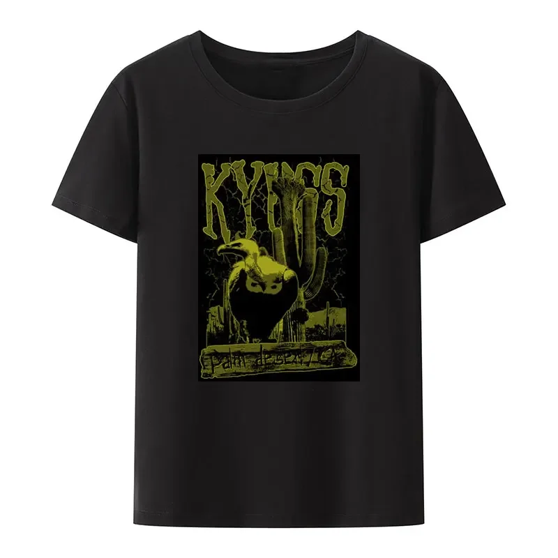 Retro Kyuss Black Widow Stoner Rock Queens of The Stone Age Modal T-Shirt Men Women Comfortable Creative Nostalgia Style Shirt