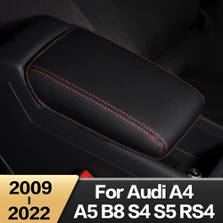 1PCS For Audi A4 A5 B8 B9 S4 S5 RS4 2009 - 2013 2014 2017 2018 2019 2022 Car Armrests Box Cover Decorative Interior Accessories