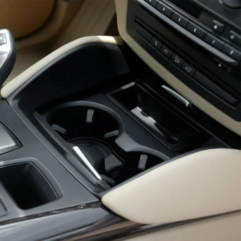 

Car Accessories Center Water Cup Holder Panel Bezel Interior Trim For BMW X5 X6 E70 2008-2013 E71 E72 2008 2009 2010 2011-2014