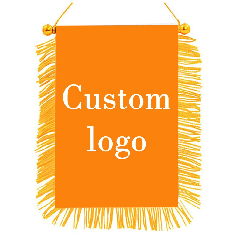 Xvggdg Custom Flag Banner Custom Logo Flag High Quality Blackout Fabric Banner Mini Printed Car Adornment