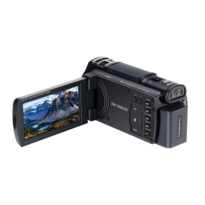 ORDRO XV80 4K Digital Camera Live Streaming Camcorder for YouTube Facebook Videos Photograph Filming 12X Optical Zoom MF AF