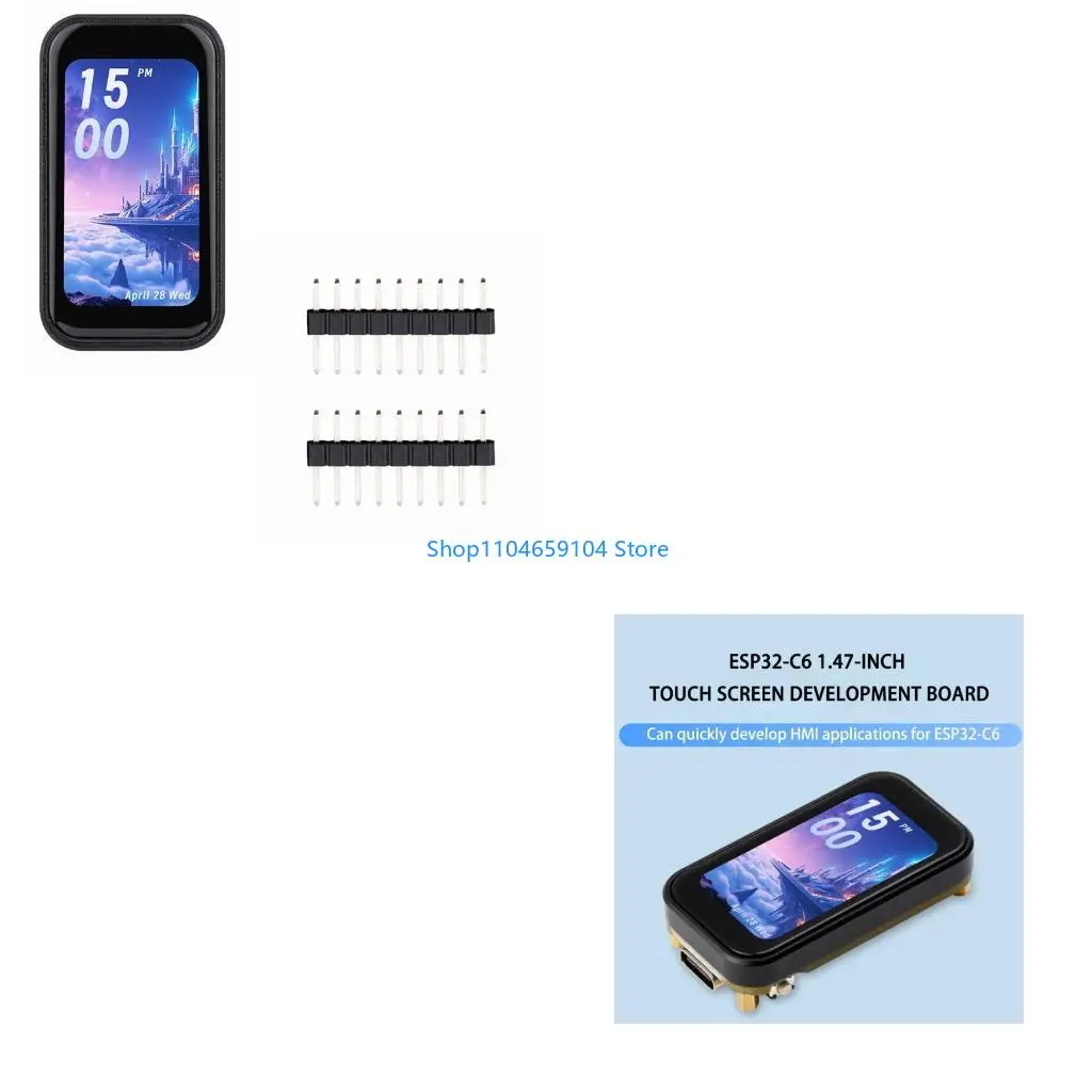 

Development 1.47Inch IPS Touch Display 512KB 8MB Flash WiFi 6 BLE5 And Programmable Low Power Mode