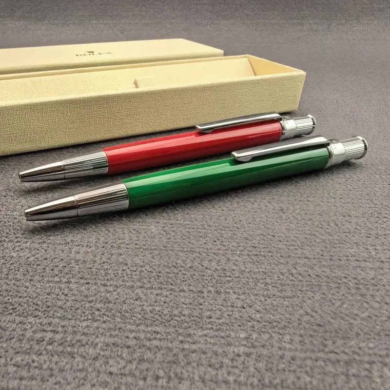 Montefiore Metal Ballpoint Pen Small Crown Limited Edition High-end Oil Pen Rollerball Pen Retro Press Out Core Schmidt 900M 0.7