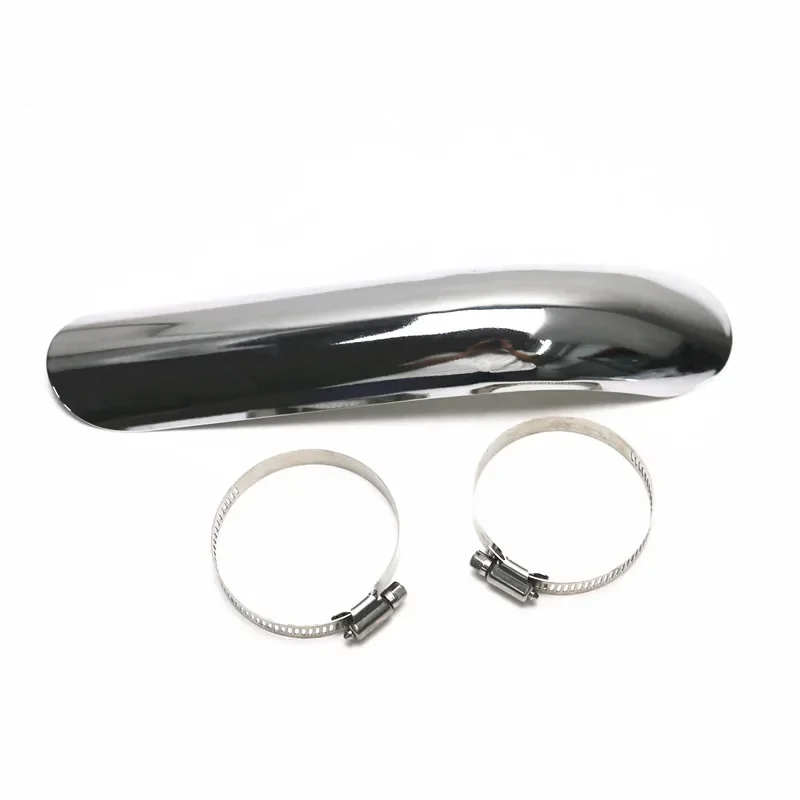 Motorcycle Curve Exhaust Heat Shield Guard for Harley Honda Kawasaki Suzuki Yamaha VN VT XL