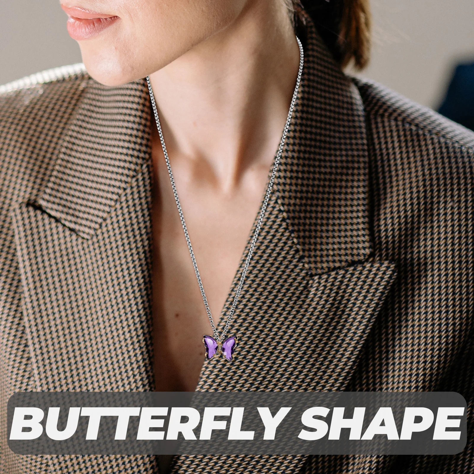 

10Pcs Crystal Glass Butterfly Pendant Charms DIY Jewelry Supply Elegant Butterfly Necklace Keychain Ornaments Unique Beads