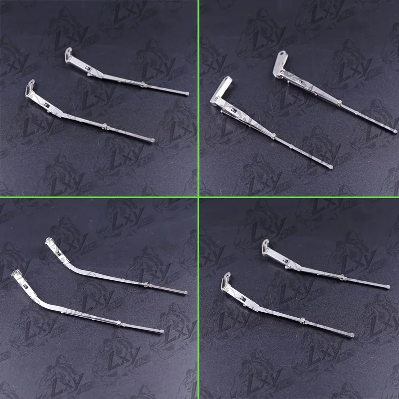 1:14th Scale 2pcs Metal Simulation Metal Wipers for Tamiya RC Truck SCANIA 770S R620 VOLVO BENZ Arocs MAN TGX Car