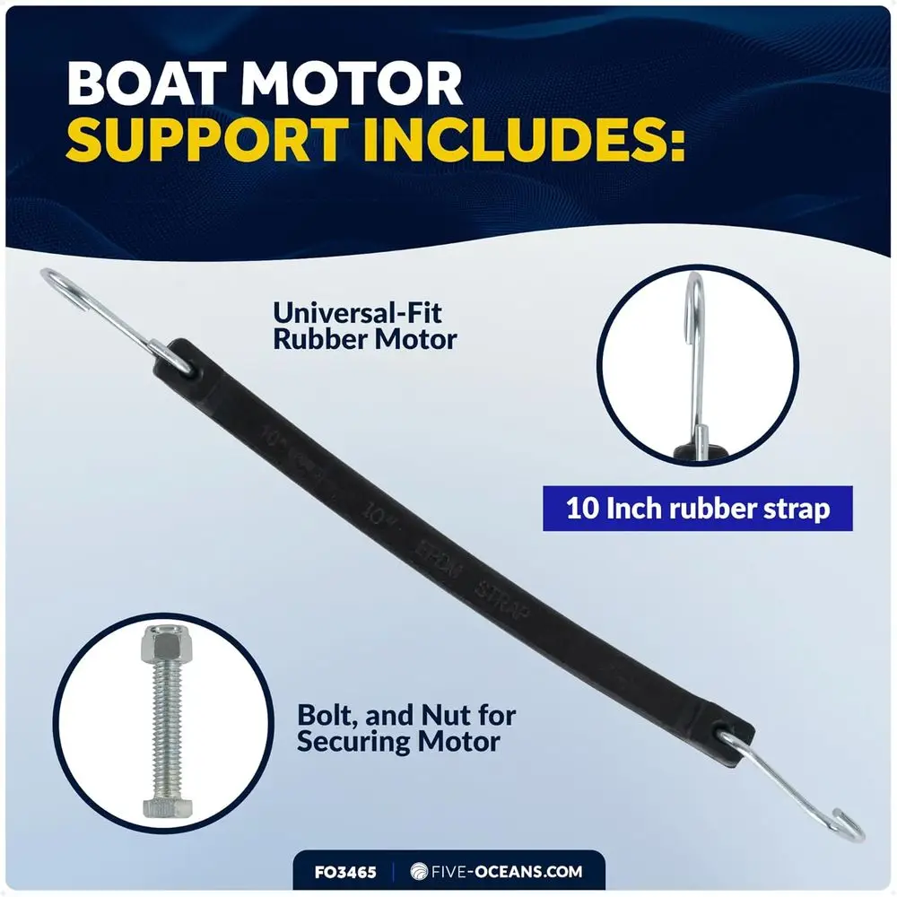 Adjustable Transom Saver for Outboard Motors, 20.5-31 Range, Shock Absorbing, Supports Up to 200 HP Boat Trailers view 6
