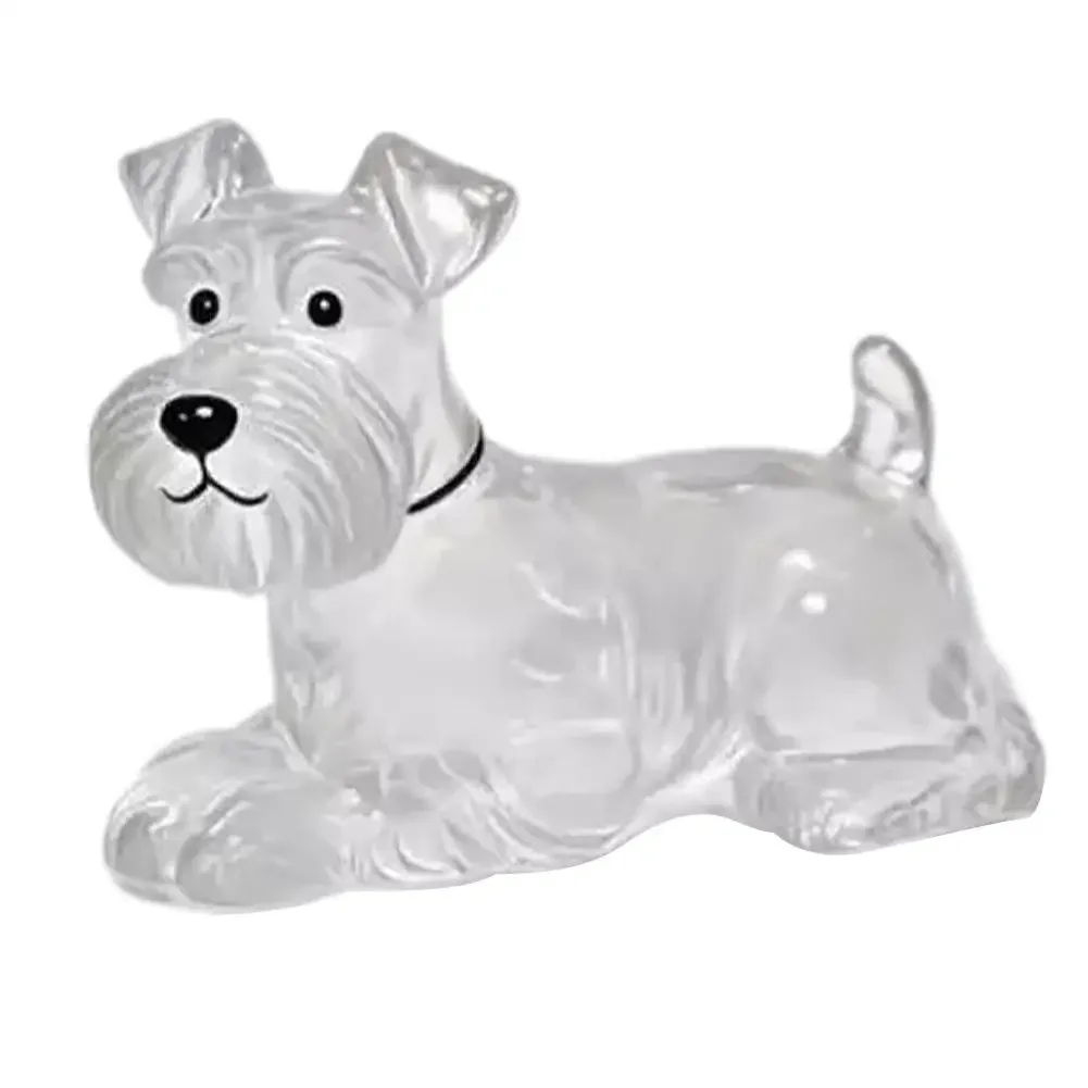 

Kawaii Transparent Dog Keychain Hair Storage Bottle Capsule Toys Pet Fur Keepsake Collection Box Cute Birthday Souvenir