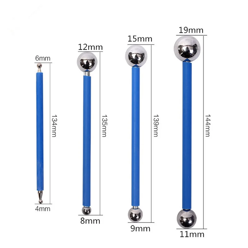 Rolo de textura de azulejo, ferramenta de rolo de pintura para reparo de junta de parede 4 tamanhos, bola de rejunte de azulejo de aço inoxidável, bola de prensagem de costura de piso