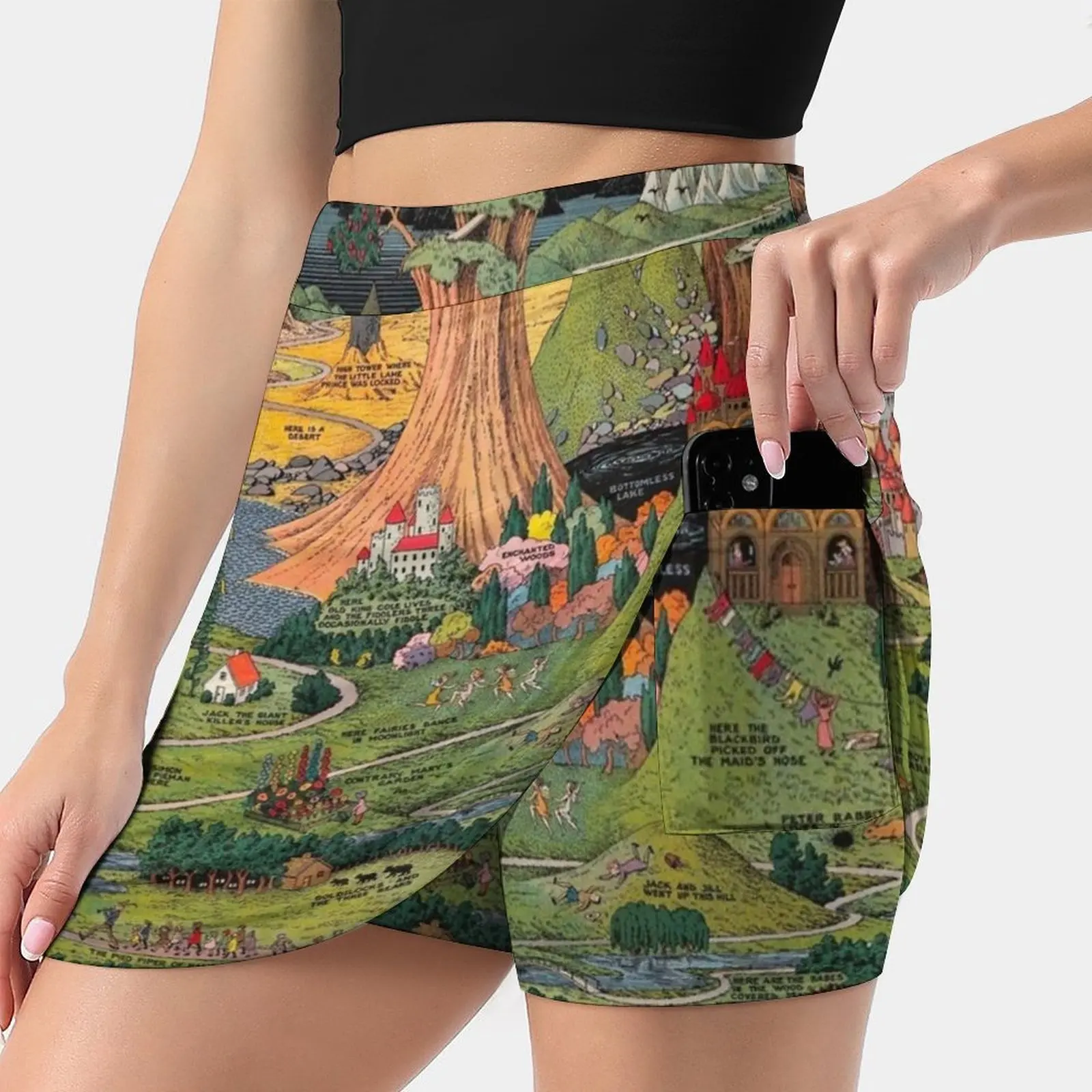 The Land Of Make Believe. Published By Jaro Hess 1930 Korean Fashion Skirt Summer Skirts For Women Light Proof Trouser Skirt